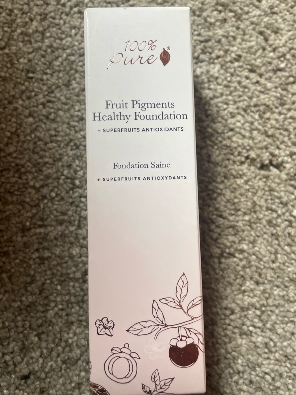 100% Pure Fruit Pigments Healthy Foundation -Peach Bisque